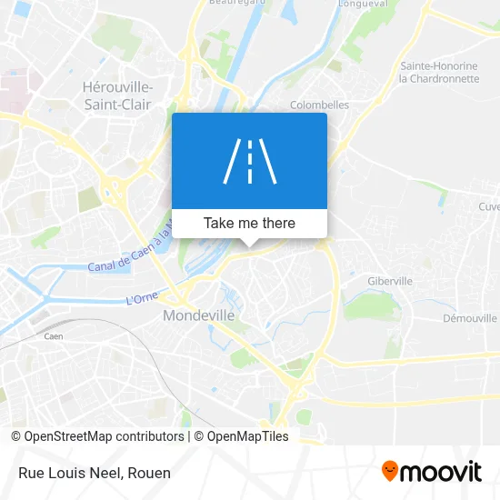 Mapa Rue Louis Neel