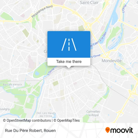 Rue Du Père Robert map