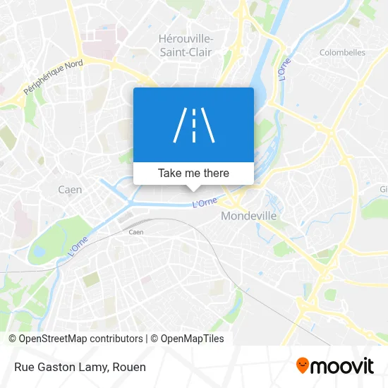 Rue Gaston Lamy map