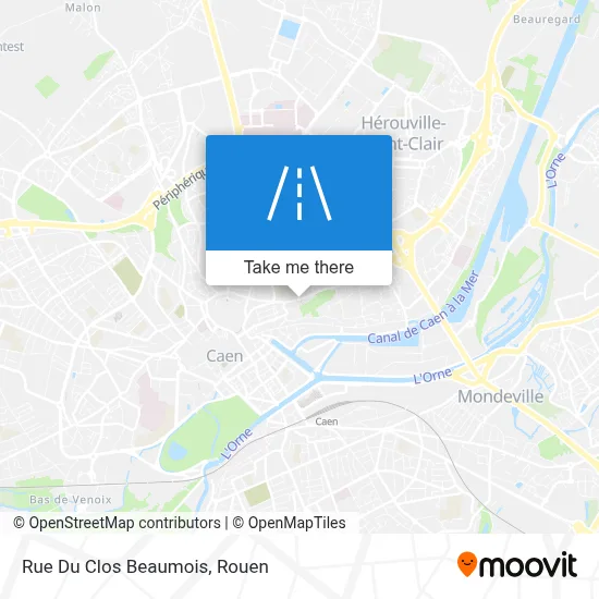 Rue Du Clos Beaumois map