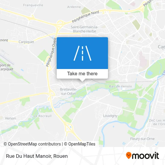 Rue Du Haut Manoir map
