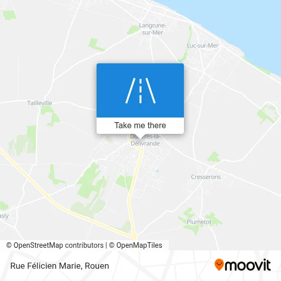 Mapa Rue Félicien Marie