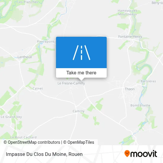 Impasse Du Clos Du Moine map