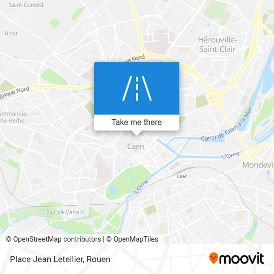 Place Jean Letellier map