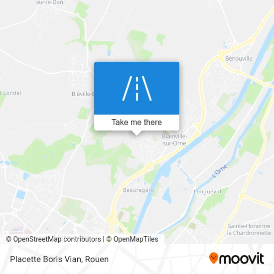 Placette Boris Vian map