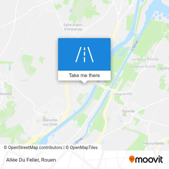 Allée Du Felier map