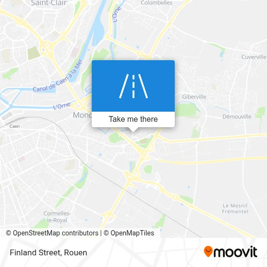 Rue De Finlande map