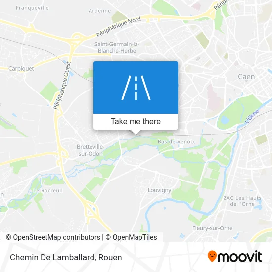 Chemin De Lamballard map