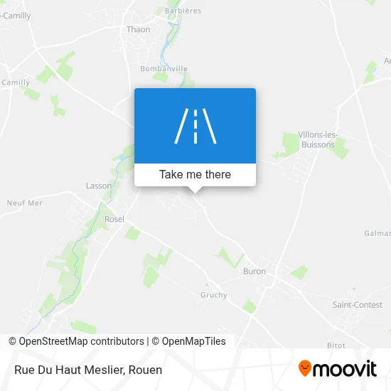 Rue Du Haut Meslier map