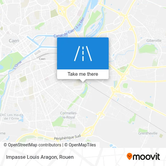 Impasse Louis Aragon map
