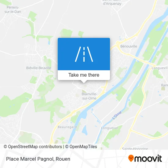 Place Marcel Pagnol map