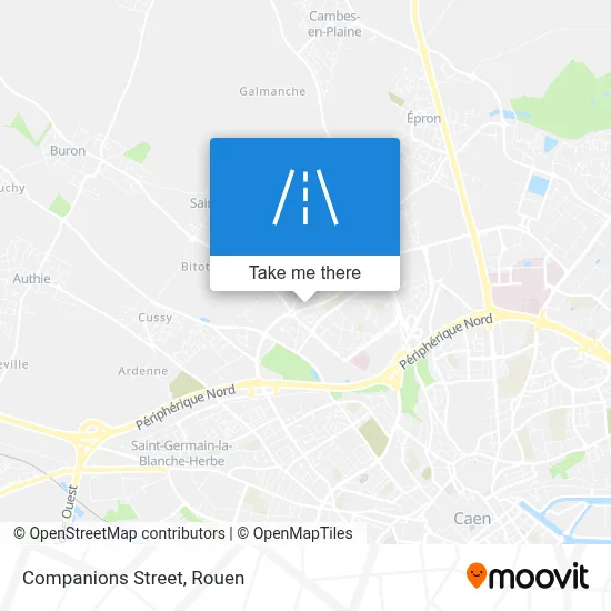 Mapa Rue Des Compagnons