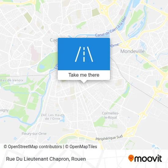 Rue Du Lieutenant Chapron map