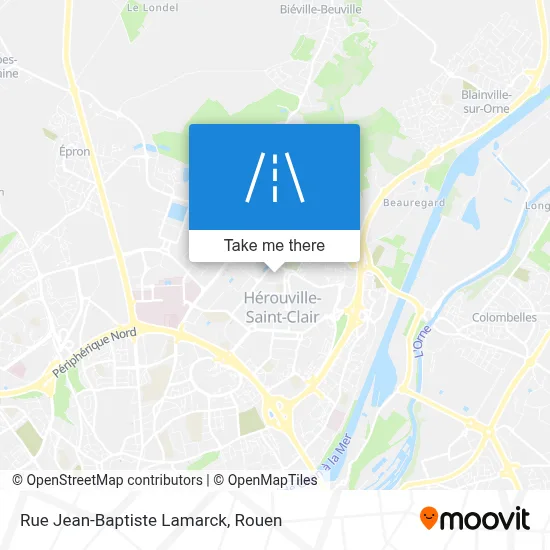 Rue Jean-Baptiste Lamarck map