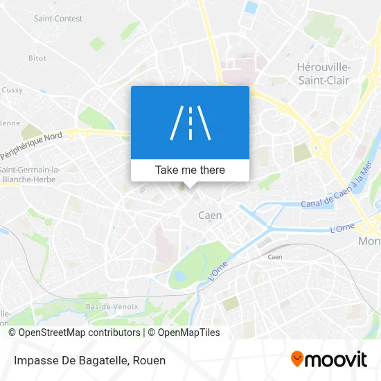 Impasse De Bagatelle map