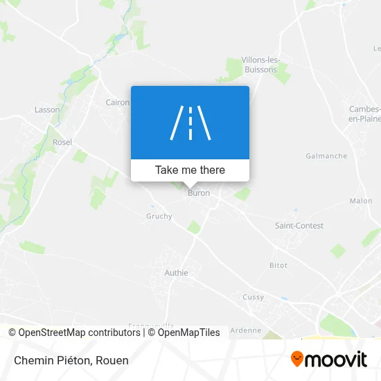 Chemin Piéton map