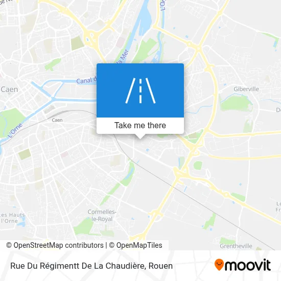Rue Du Régimentt De La Chaudière map