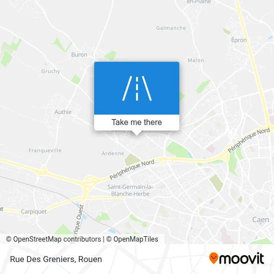Mapa Rue Des Greniers