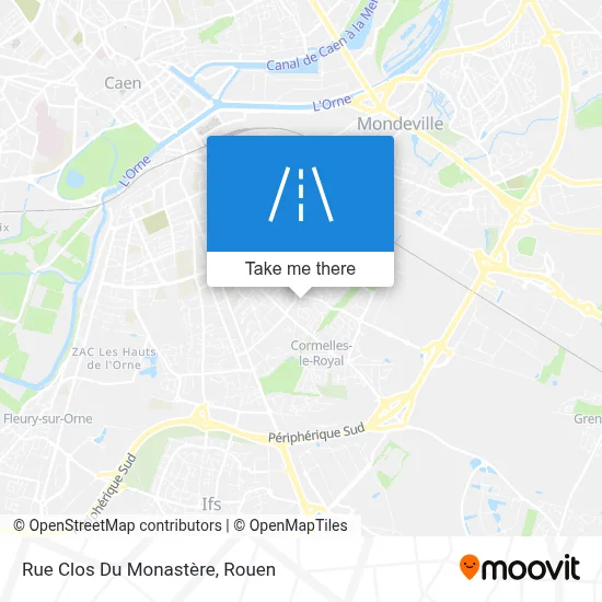 Rue Clos Du Monastère map