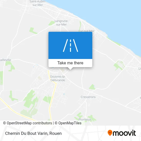 Mapa Chemin Du Bout Varin
