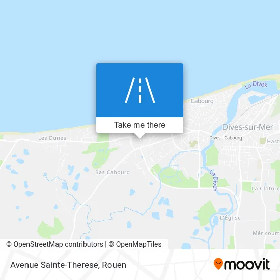 Avenue Sainte-Therese map