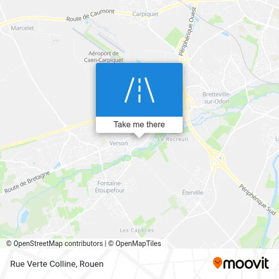 Rue Verte Colline map