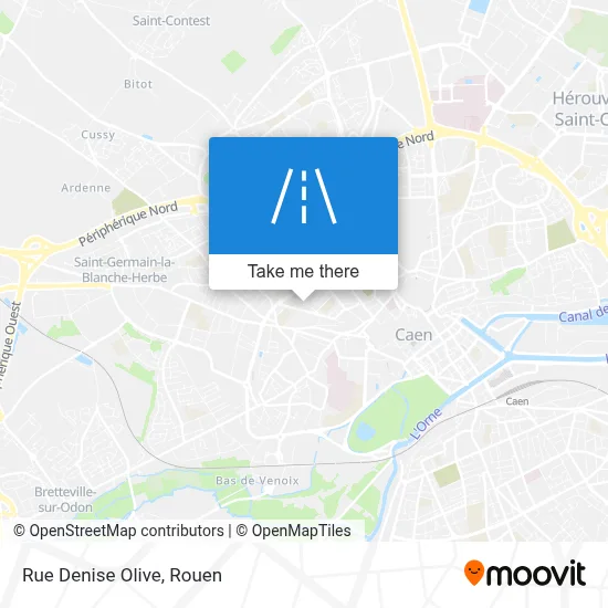 Rue Denise Olive map