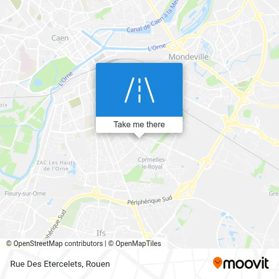 Rue Des Etercelets map