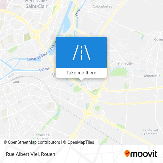 Rue Albert Viel map