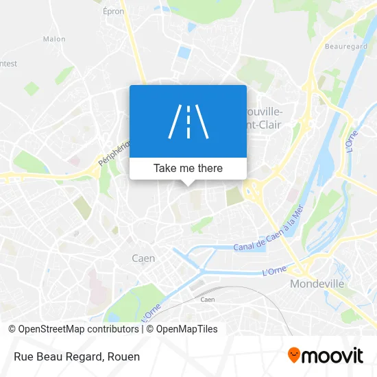 Rue Beau Regard map