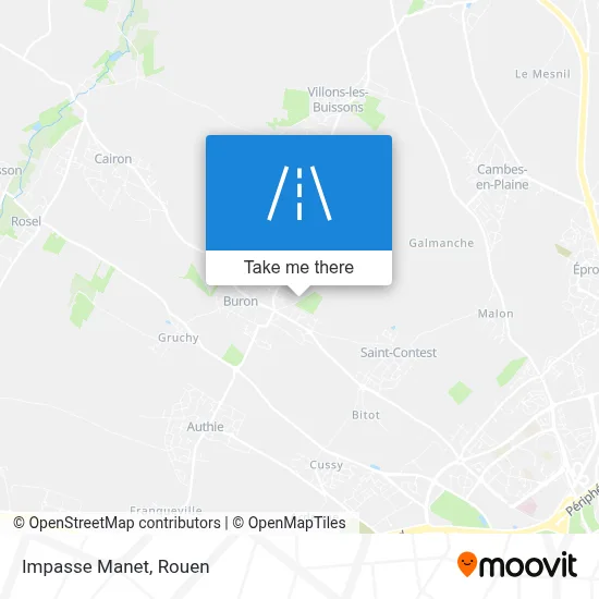 Impasse Manet map
