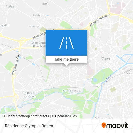 Résidence Olympia map