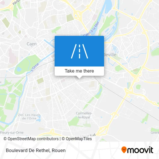 Boulevard De Rethel map