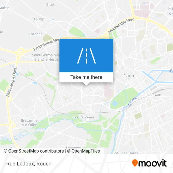 Mapa Rue Ledoux