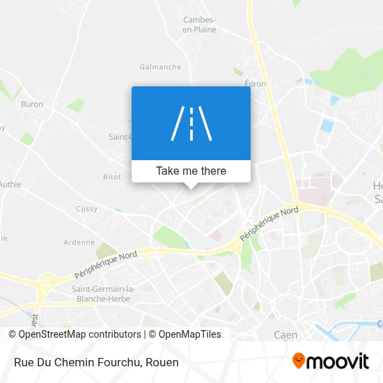 Rue Du Chemin Fourchu map