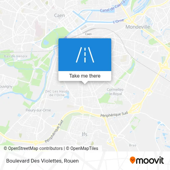 Boulevard Des Violettes map