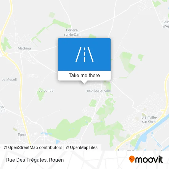 Rue Des Frégates map