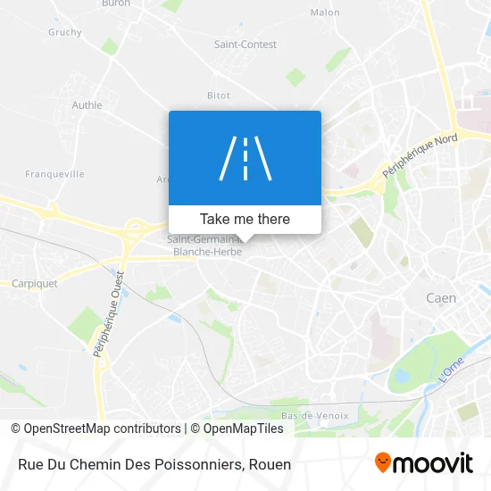 Rue Du Chemin Des Poissonniers map