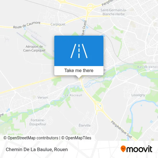 Chemin De La Baulue map