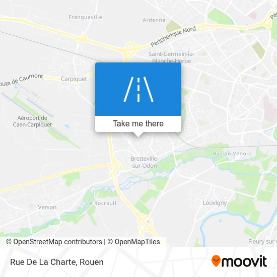 Rue De La Charte map
