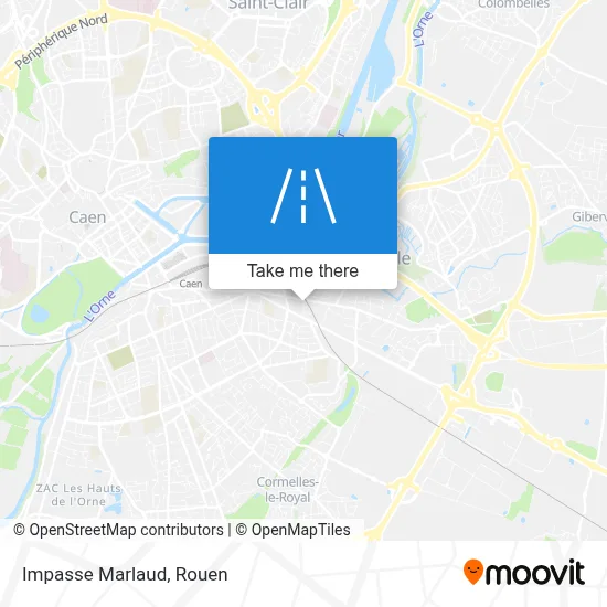 Impasse Marlaud map