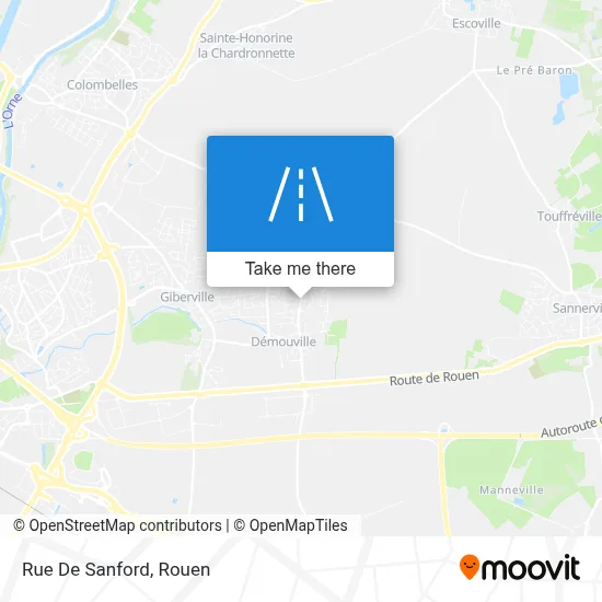 Rue De Sanford map