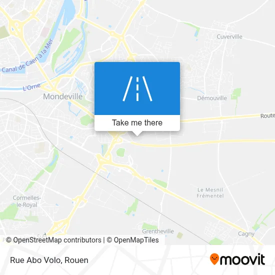 Rue Abo Volo map