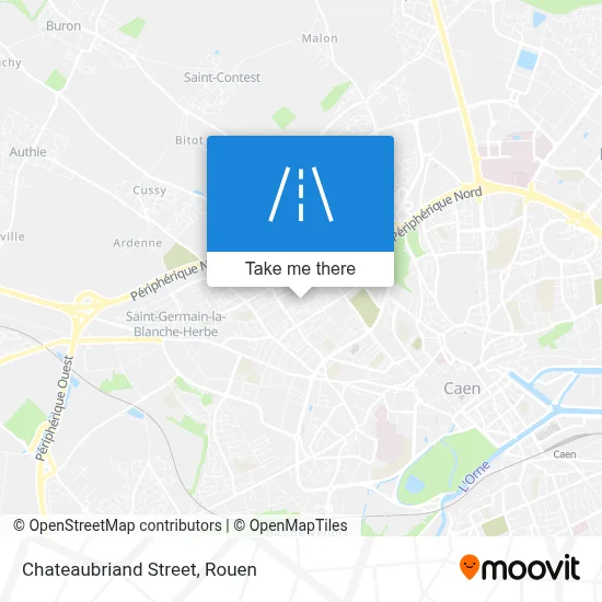 Rue Chateaubriand map