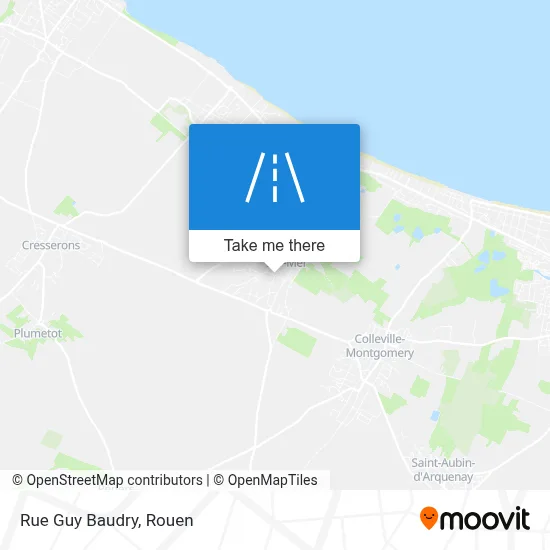 Rue Guy Baudry map