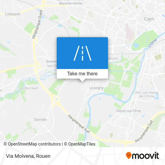 Via Molvena map