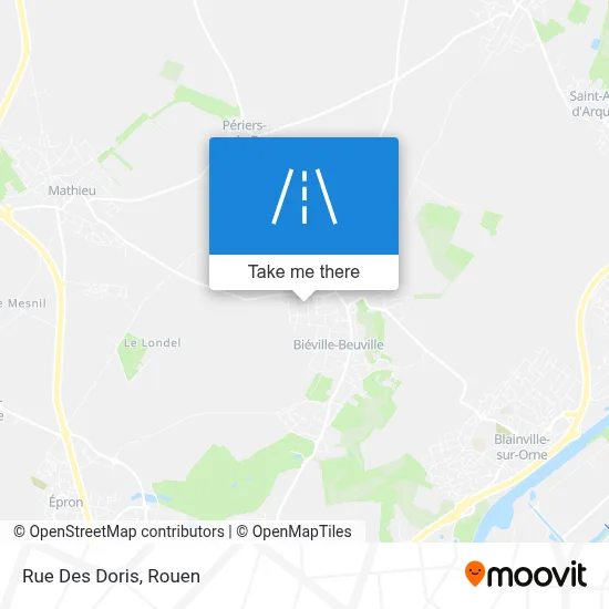 Rue Des Doris map