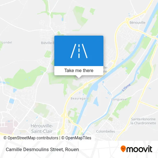 Rue Camille Desmoulins map