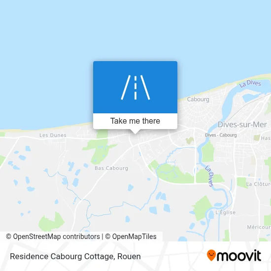 Residence Cabourg Cottage map