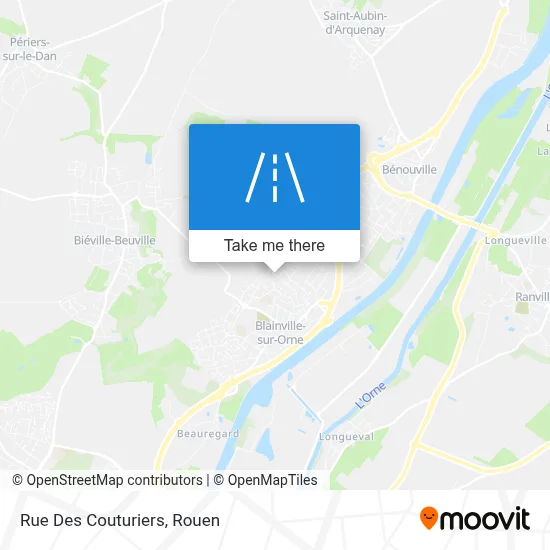 Mapa Rue Des Couturiers